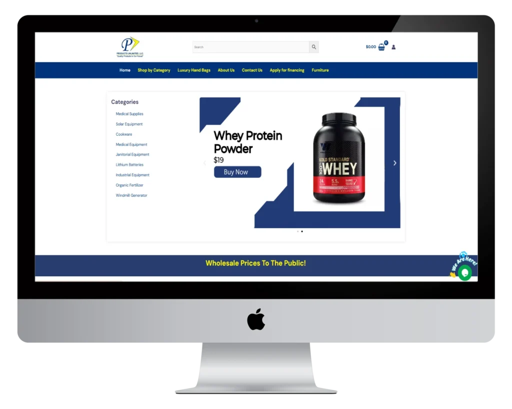 Products Unlimited Store